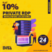 10% Off Private RDP server